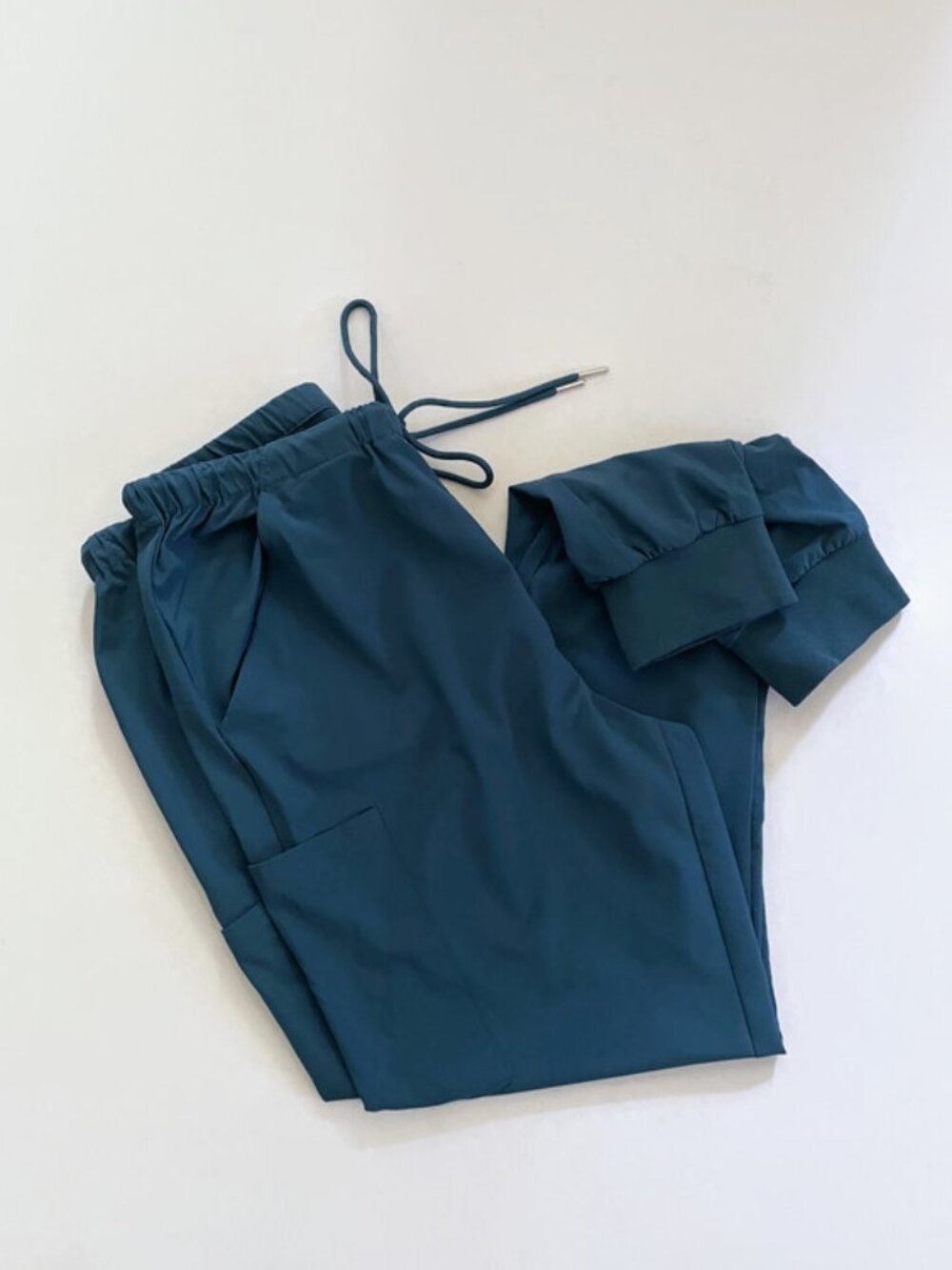 MEDICS Turquoise scrub pants, Comfortable tie waist scrubs